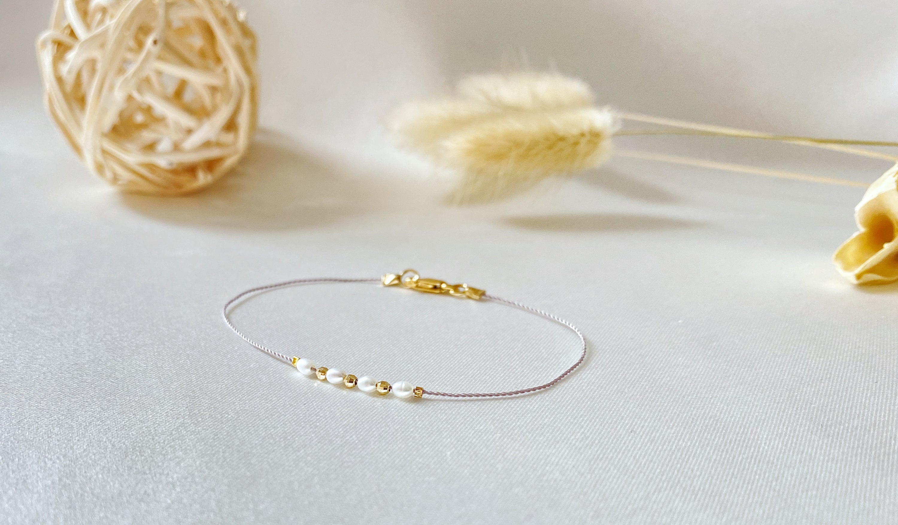 String of pearls bracelet